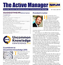 Editor of the NAAIM bi-monthly newsletter